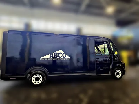 ABCO Electrical cargo van by Chicago Fleet Wraps