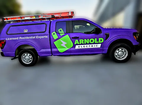 Arnold Electric service truck by Chicago Fleet Wraps