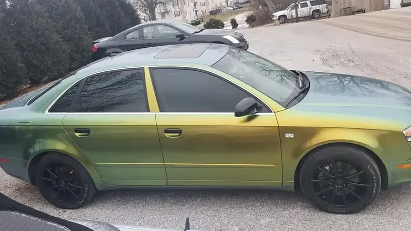 Audi color shift wrap