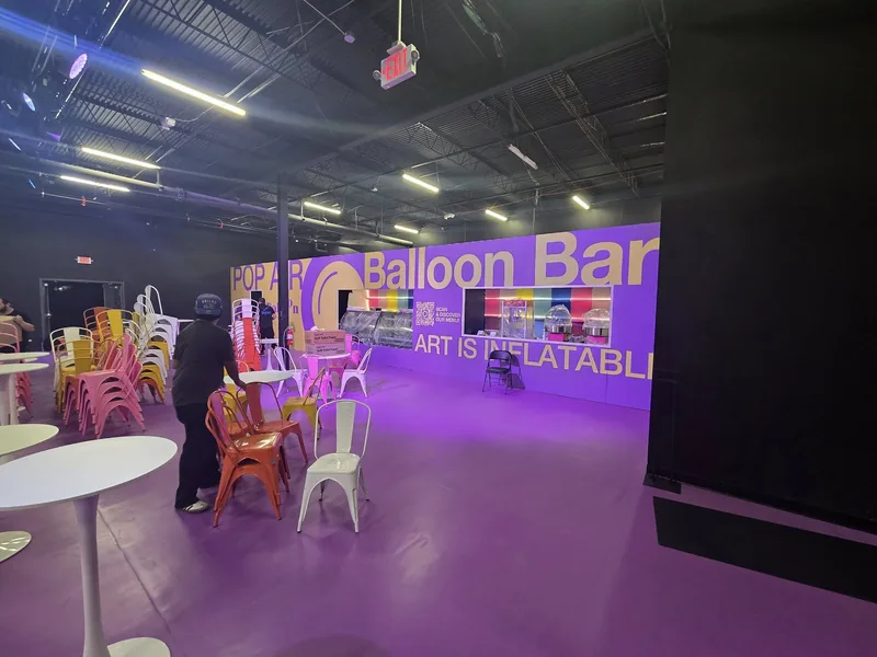 Balloon Museum Balloon Bar interior wall graphics by Chicago Fleet Wraps