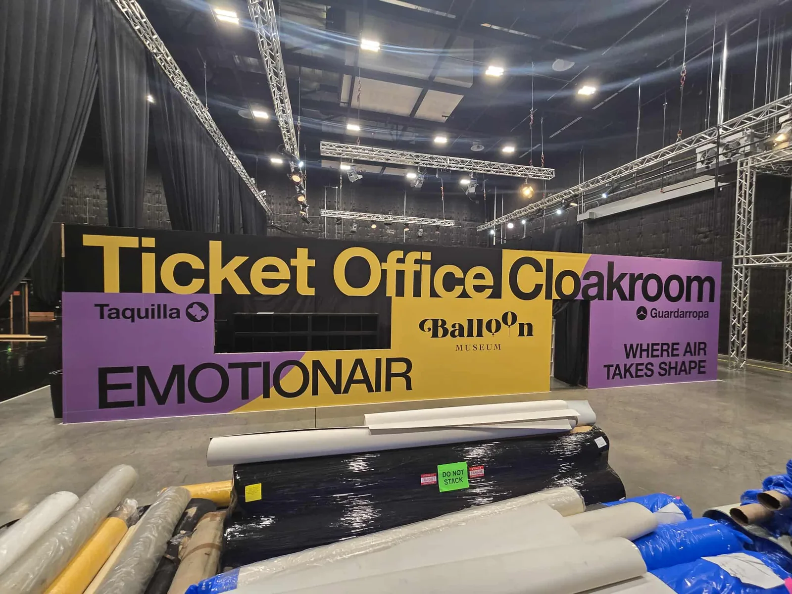 Large format interior facility graphics produced by Chicago Fleet Wraps