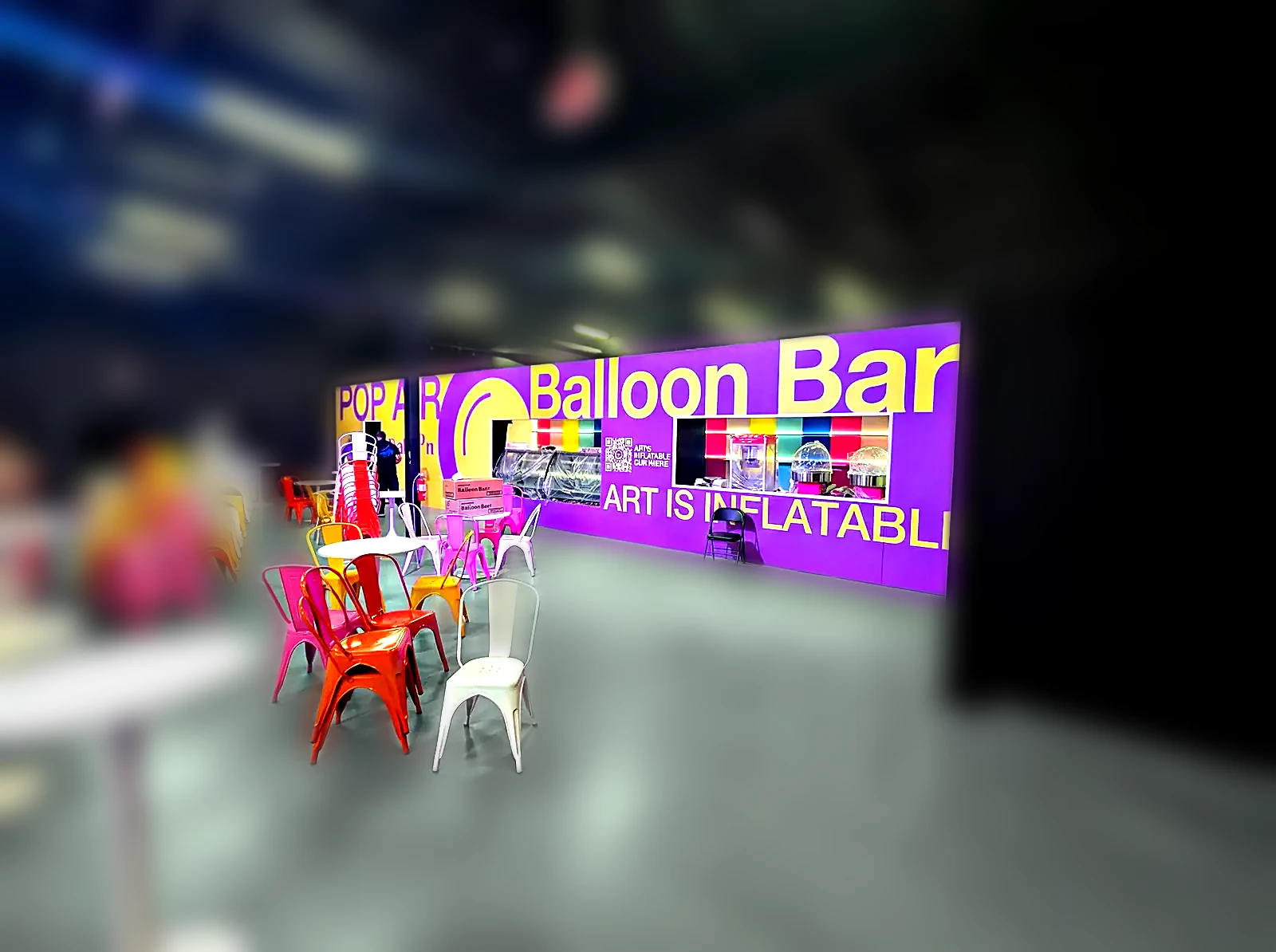 Large-format environmental booth graphics installed by Chicago Fleet Wraps