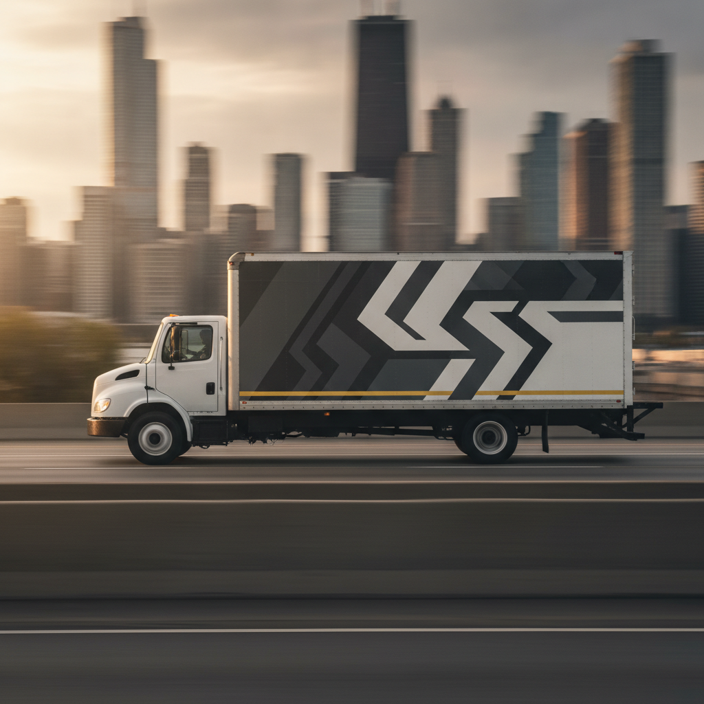 Box truck wrap in Chicago