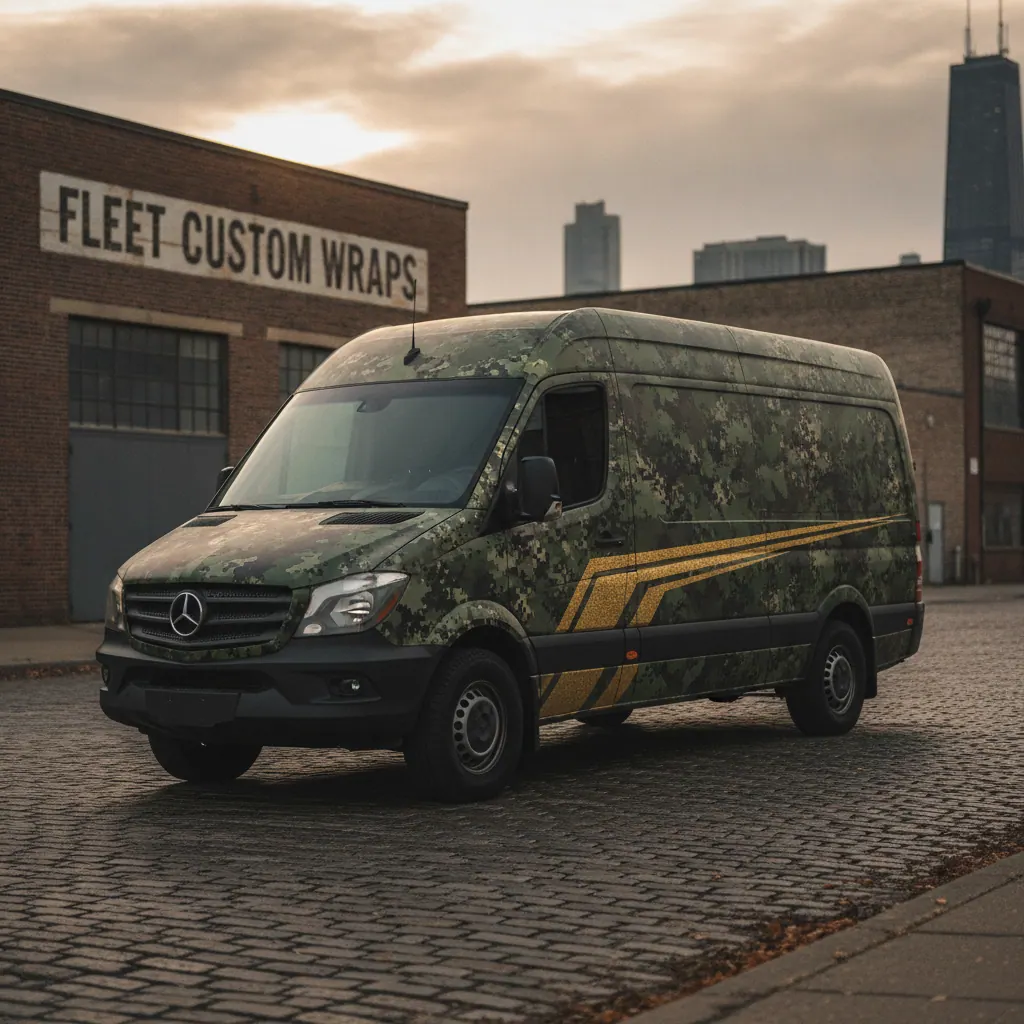Camouflage Car Wrap Cost Near Chicago, IL