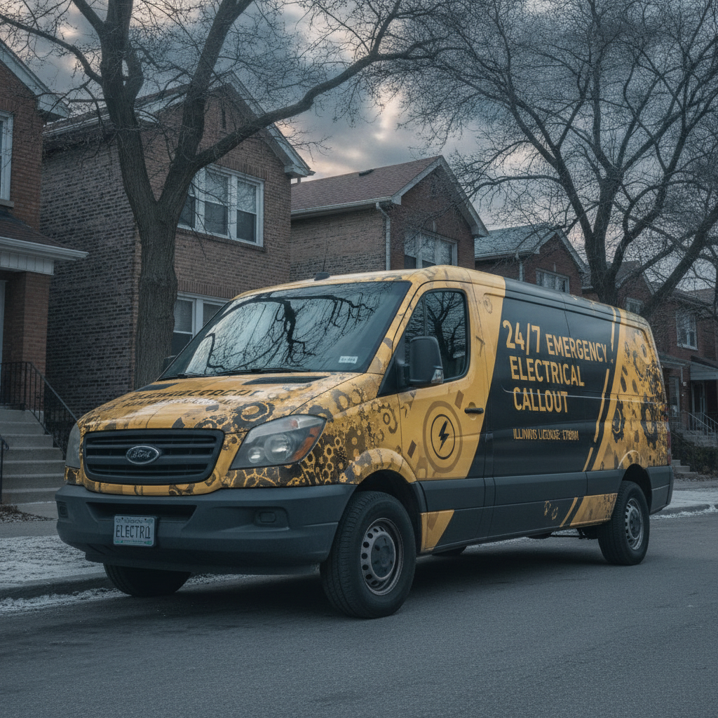 Electrician Van Wraps Chicago:Design, Cost, and Lead Generation Guide