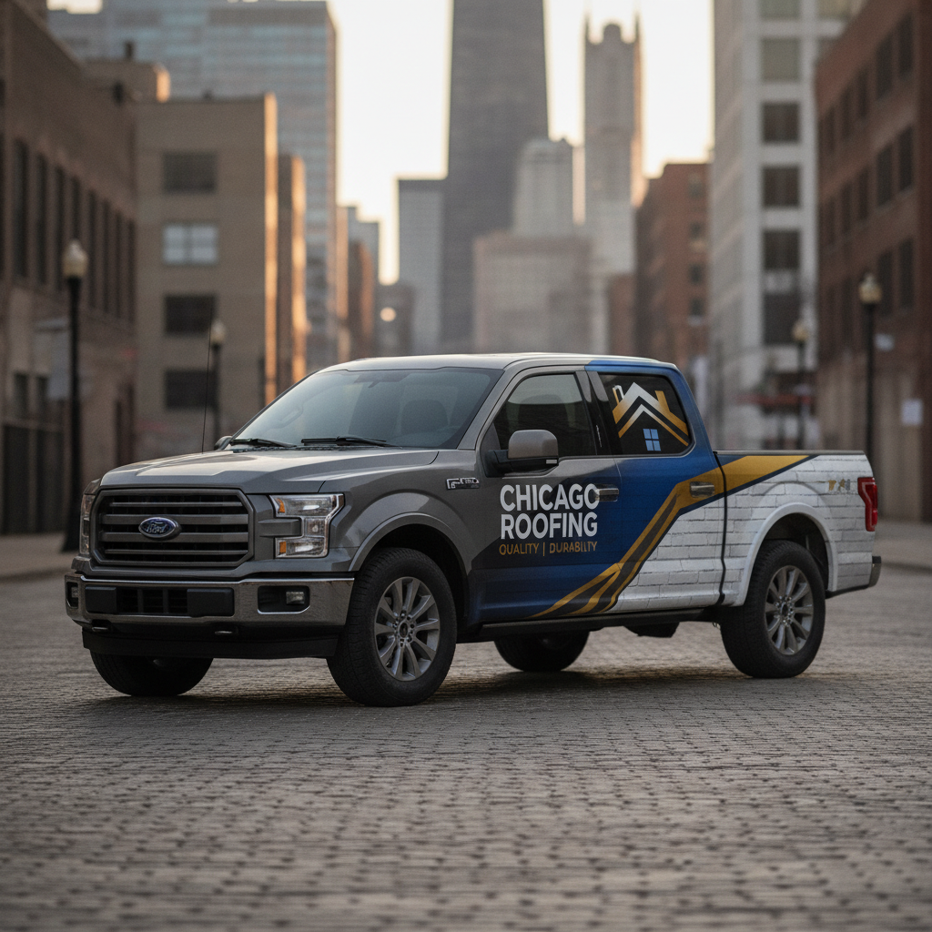 Fleet Wraps for Roofers | Chicago Fleet Wraps