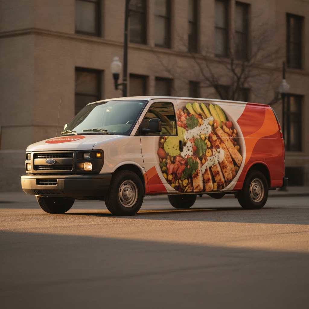 Food Delivery Fleet Wraps Chicago:Design, Cost & Compliance Guide