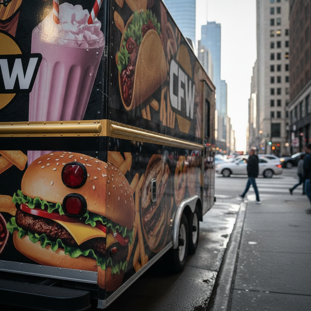 Food Trailer Wrap Cost: 2025 Pricing Guide
