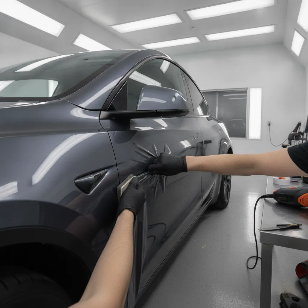 How Long to Wrap a Tesla | Chicago Fleet Wraps