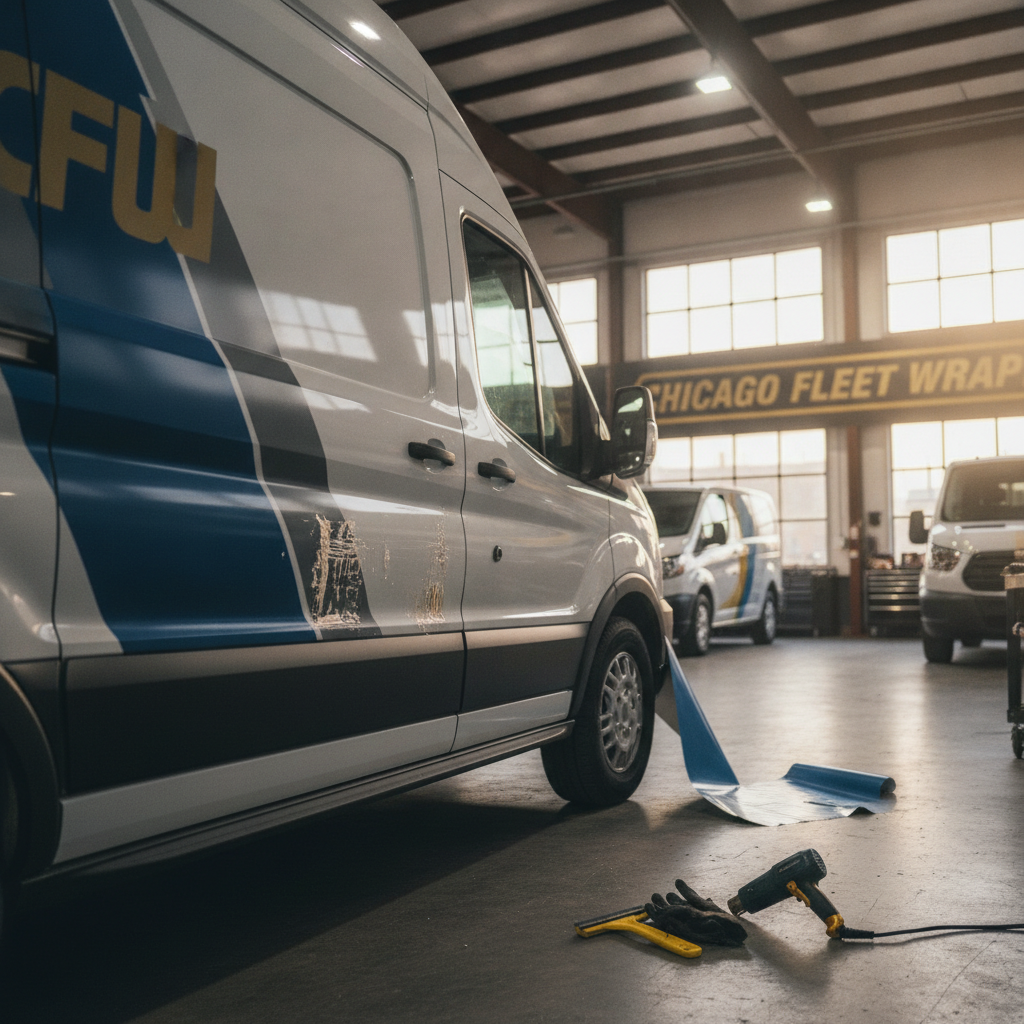 How to Remove a Vinyl Wrap Safely | Chicago Fleet Wraps