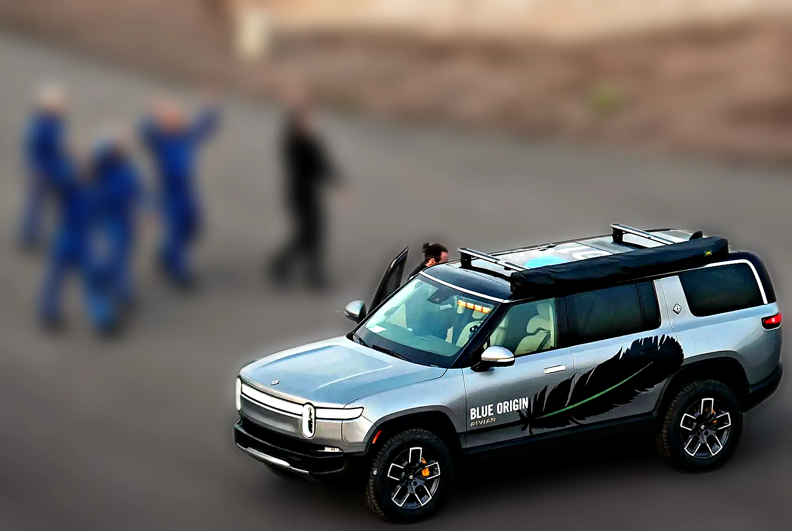 Blue Origin / Rivian fleet wrap by Chicago Fleet Wraps