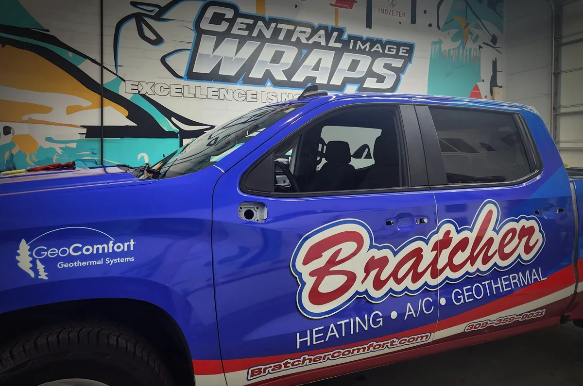 Bratcher Chevy Silverado after, full color-change wrap