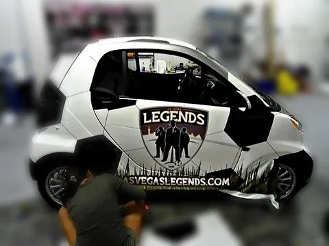 Chicago Fleet Wraps install in progress by Chicago Fleet Wraps