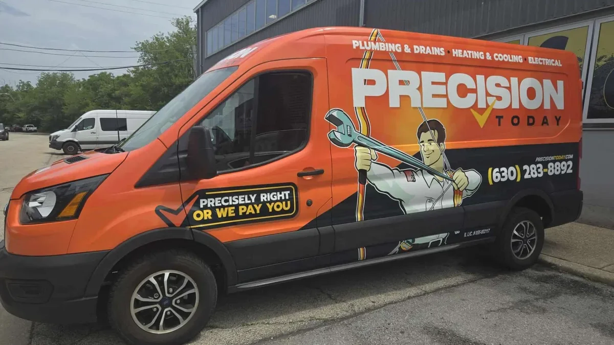 hvac van wrap Chicago