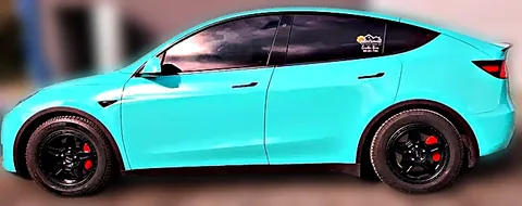 Color change Tesla wrap by Chicago Fleet Wraps