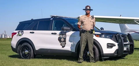 Isp 100th Anniversary Police SUV wrap by Chicago Fleet Wraps
