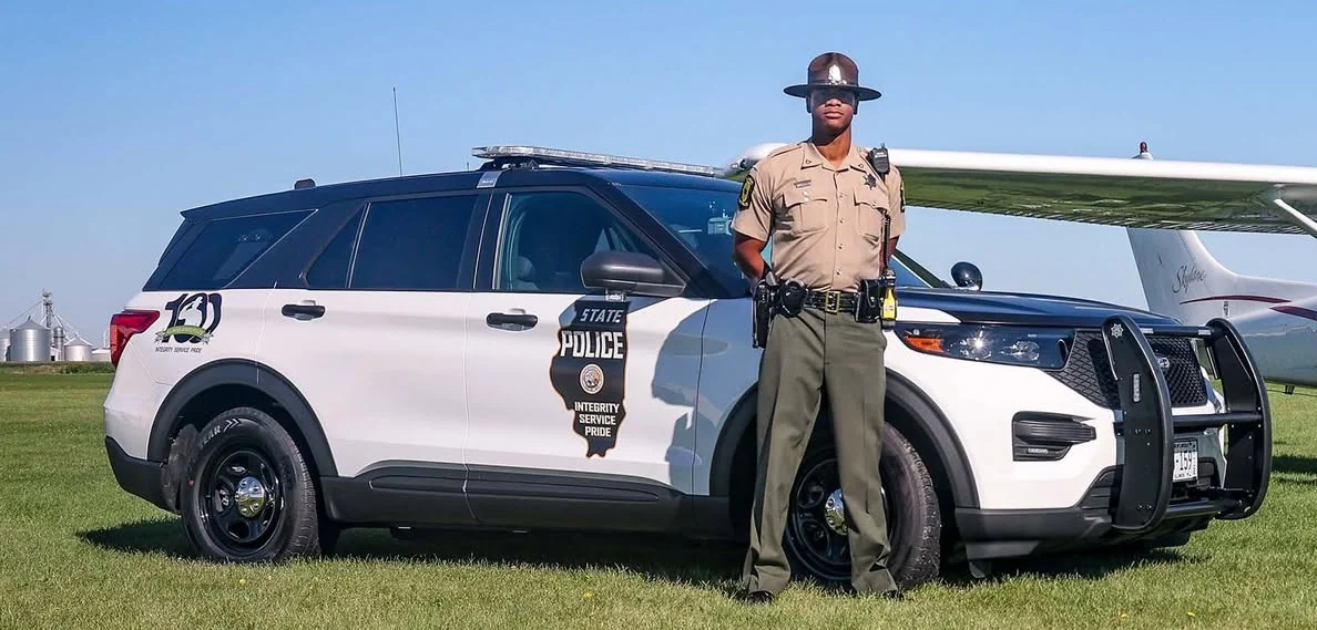 Illinois State Police 100th Anniversary Ford Explorer graphics by Chicago Fleet Wraps