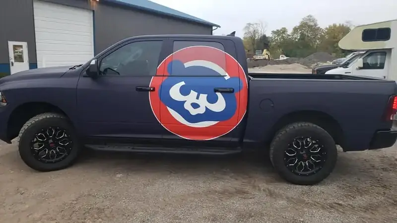 Pickup truck wrap Chicago