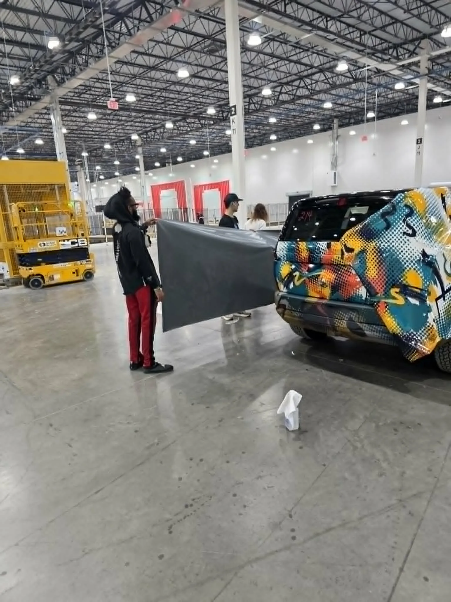 Rivian R2S Install In Progress wrap by Chicago Fleet Wraps
