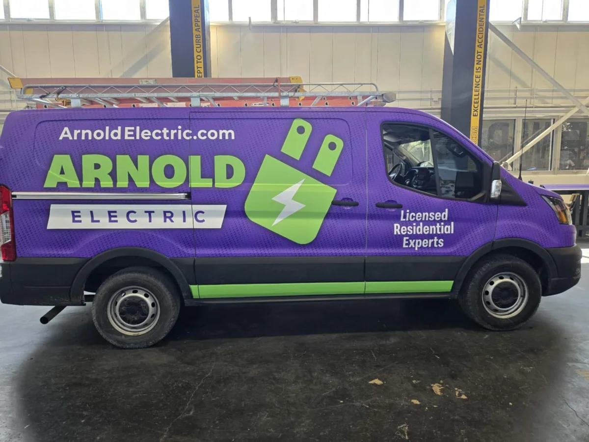 Arnold Electric van wrap Chicago