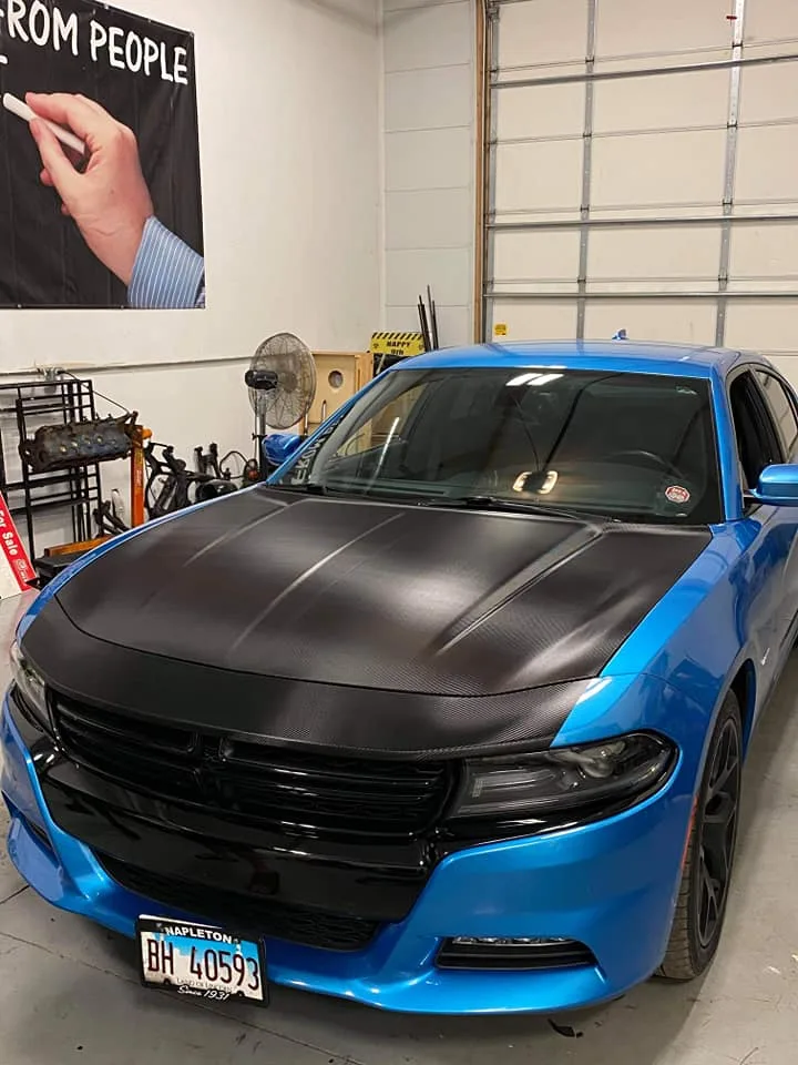 Blue · Dodge Car Wrap — Chicago Fleet Wraps