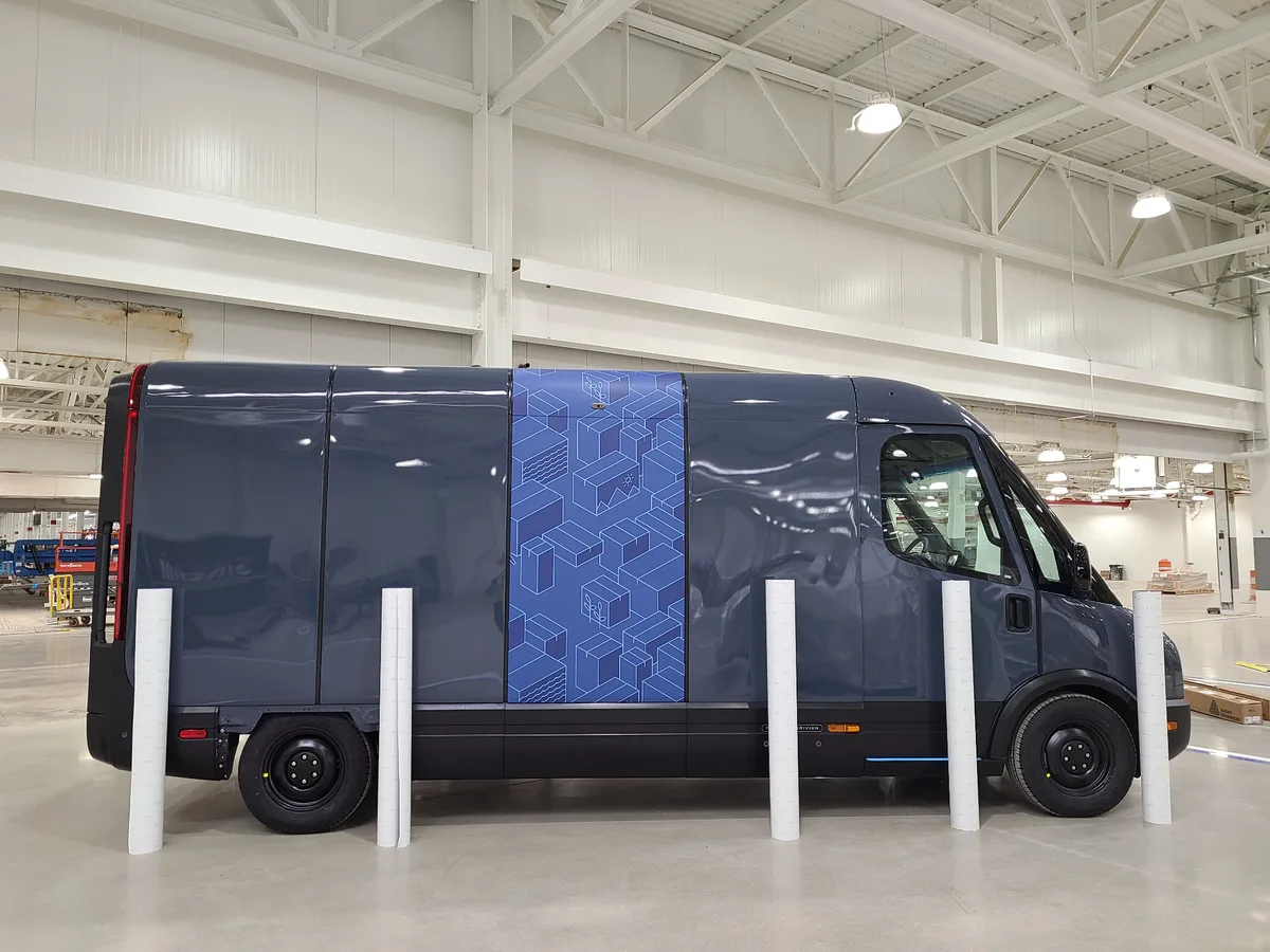 Blue Rivian · EV Wrap — Chicago Fleet Wraps