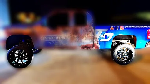 Chicago Central Illinois Detailing pickup truck wrap by Chicago Fleet Wraps