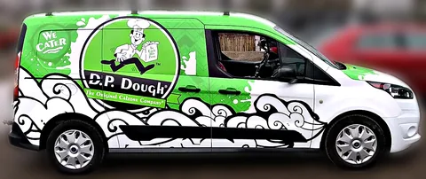 Chicago Dp Dough Ford Transit van wrap by Chicago Fleet Wraps