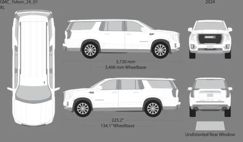 Chicago Gmc Suv GMC Yukon wrap by Chicago Fleet Wraps