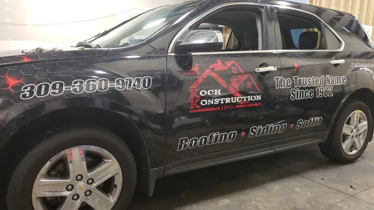 Koch Construction SUV wrap — Chicago Fleet Wraps