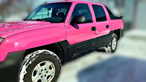 Chicago Pink pickup truck wrap by Chicago Fleet Wraps