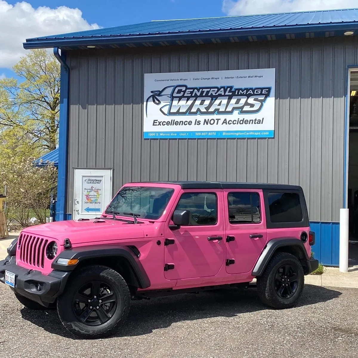 Pink · Jeep SUV. Chicago Fleet Wraps