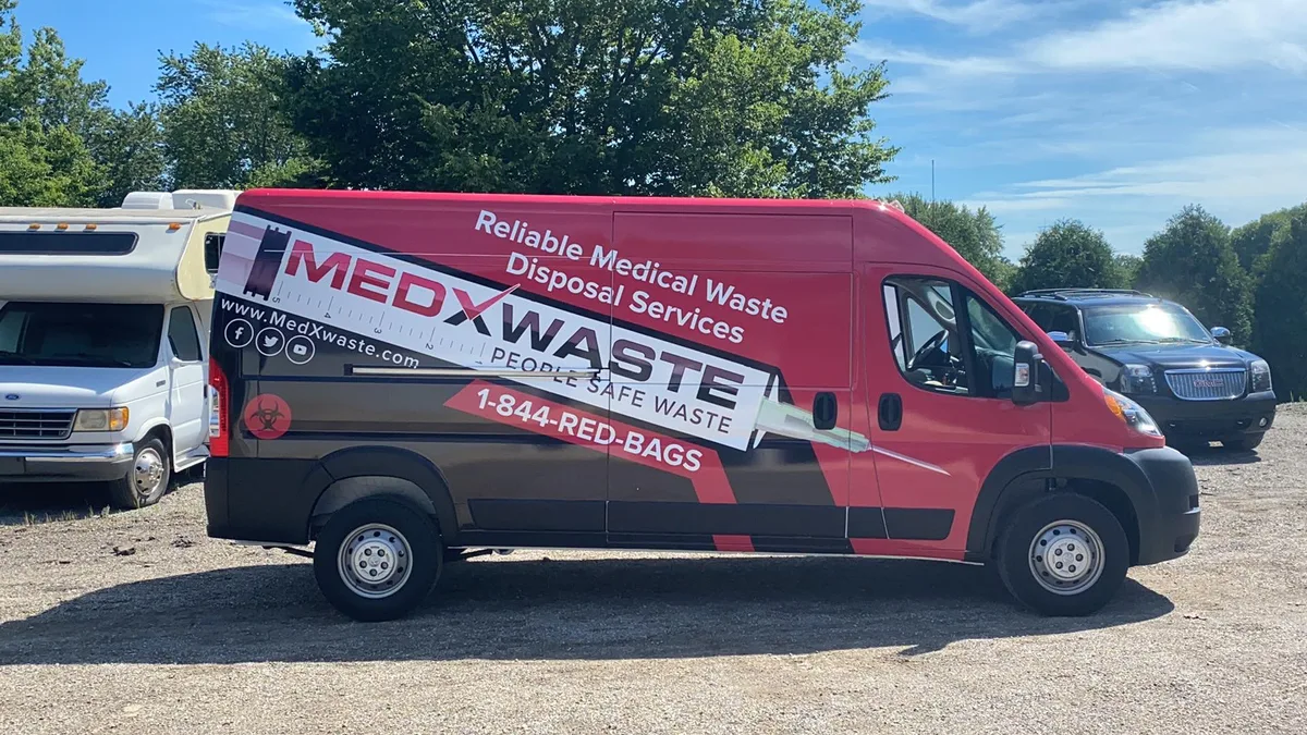 MedXWaste · Transit Van — Chicago Fleet Wraps