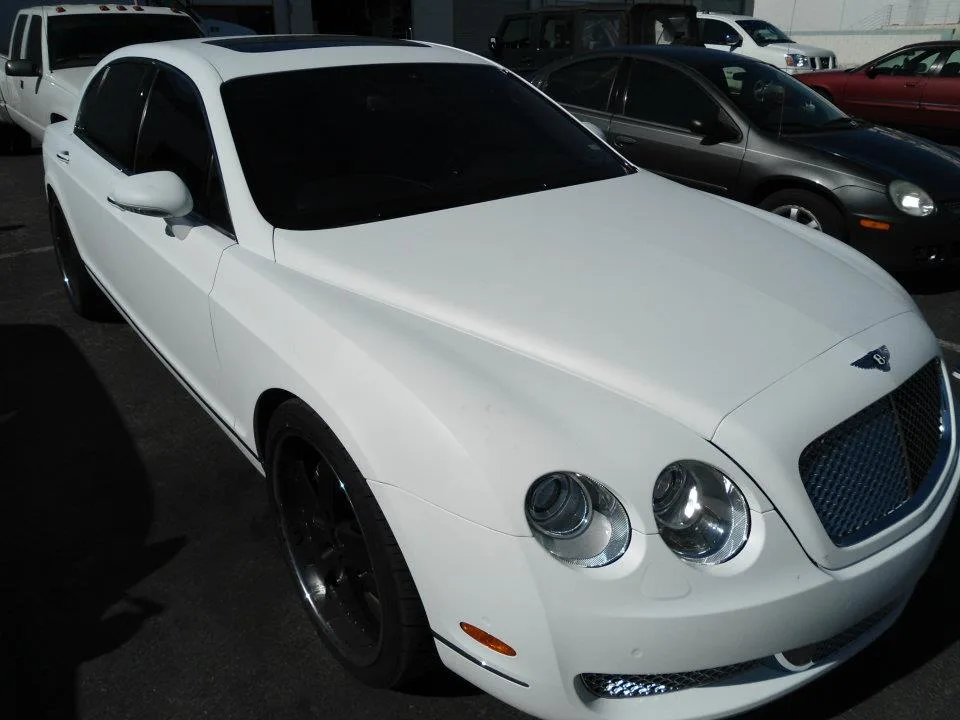 White · Car Wrap. Chicago Fleet Wraps