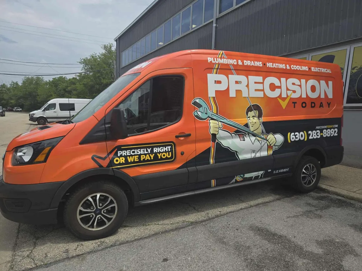 Bratcher Heating Air fleet rebrand gloss wrap Chicago