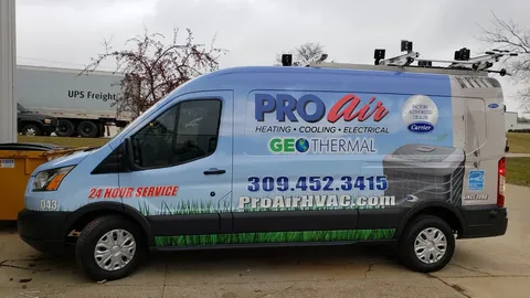 Pro Air Transit Van wrap by Chicago Fleet Wraps